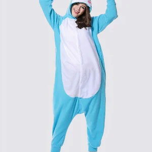 Combinaison Pyjama Pour Femme Lapin Bleu