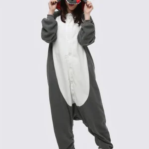Combinaison Pyjama Pour Femme | Loup Gris