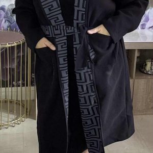 369 Manteau grande taille long