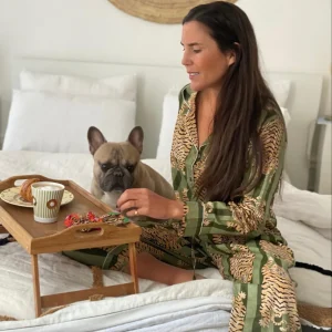 Pyjama pantalon femme Hari en coton – homewear artisanal indien