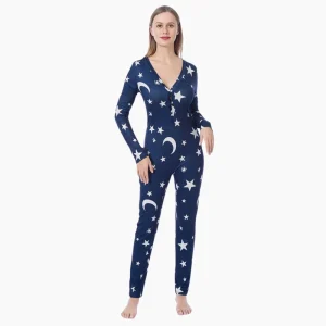 Grenouillère femme ouverture arrière