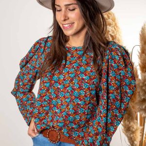Blouse PAMELA fleurie