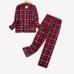 Pyjama flanelle rouge  RED