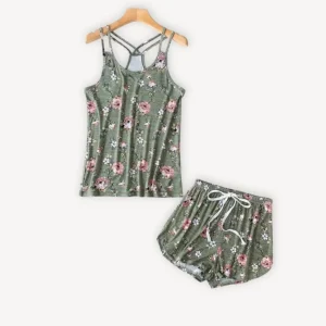 Pyjama fleurs pour Femme