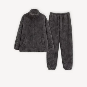 Combinaison pyjama homme en polaire