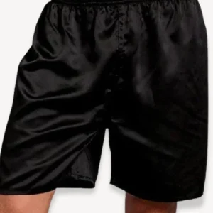 Pyjama court en satin pour homme