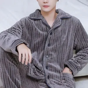 Pyjama d'hiver pour homme Cascade Hivernale