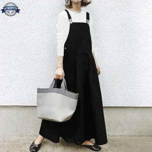 Robe Salopette Noire Dorian