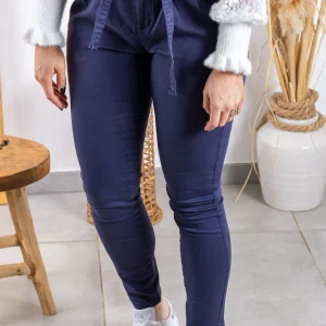 Pantalon SANTA bleu
